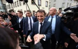 Emmanuel Macron en visite à Sélestat (Bas-Rhin) le 19 avril 2023