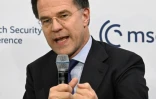 Le chef de l'Otan, Mark Rutte, lors de la lors de la 61e Conférence de Munich sur la sécurité, le 15 février 2025  