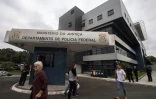 (ARCHIVES) Cette photo prise le 6 avril 2018 montre les quartiers généraux de la police fédérale où le président Luiz Inacio Lula da Silva est emprisonné à Curitiba.