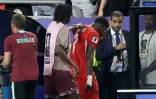 Le Suisse Breel Embolo après son exclusion contre l'Argentine, en quart de finale du Mondial, le 11 juillet 2026 à Kansas City