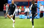 Mbappe-Dembele, la jeunesse française à l'attaque, le 15 juin à Kazan lors d'une séance d'entraînement