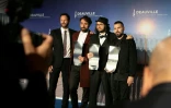 De g. à d.: le réalisateur Kyle Marvin, le comédien Michael Angelo Covino ainsi que les réalisateurs Carlo Mirabella Davis et Robert Eggers, le 14 septembre 2019 à Deauville