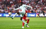 L'attaquant des Bleux Ousmane Dembélé au cours du match de Ligue des nations contre la Turquie le 25 septembre 2026 à Izmit