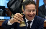 Jeroen Dijsselbloem lors d'une réunion de l'Eurogroupe à Bruxelles le 10 juillet 2017