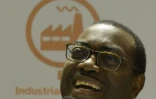 Le président de la Banque africaine de développement Akinwumi Adesina à Ahmedabad le 20 mai 2017