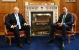 Les Premiers ministres irlandais Leo Varadkar et britannique Boris Johnson se rencontrent à Dublin le 9 septembre 2019