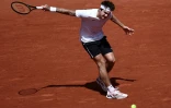 Le Brésilien Thiago Seyboth Wild, vainqueur de son match contre le Russe Daniil Medvedev à Roland-Garros, le 30 mai 2023 à Paris