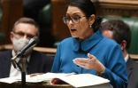 Priti Patel, ministre de l'Intérieur, a adopté une ligne dure en matière d'immigration.