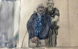 Dino Scala à l'ouverture de son procès au palais de justice de Douai, dans le Nord de la France, le 10 juin 2022