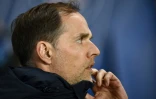 L'entraîneur du Paris-SG, Thomas Tuchel, lors du match de Ligue 1 face à Strasbourg, au Parc des Princes, le 7 avril 2019