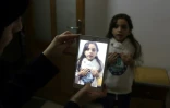 La petite Syrienne Bana al-Abed filmée par sa mère, le 12 octobre 2016 à Alep-est
