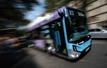 Un bus parisien de la RATP sur la ligne 85 qui va de Saint-Ouen au nord de Paris jusqu'à Chatelet en plein centre de la capitale, le 31 juillet 2026