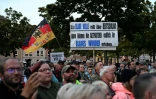 Un rassemblement du parti d'extrême droite AfD à Cottbus, en Allemagne, le 19 septembre 2024