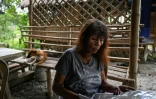 La cheffe autochtone de la tribu des Aetas, Petronila Munoz, le 2 septembre 2026 à Capas, à une centaine de kilomètres au nord de Manille
