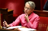 La Première ministre Elisabeth Borne le 23 octobre 2023 à l'Assemblée, à Paris