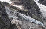 Le glacier de Planpincieux à Courmayeur, le 6 août 2020 au Val Ferret, en Italie