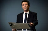 Benjamin Griveaux annonçant son retrait le 14 février 2020
