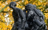 Le monument "aux héros de l'Armée noire" dans le parc de Champagne à Reims, où Emmanuel Macron sera mercredi en compagnie du président malien Ibrahim Boubacaar Keïta