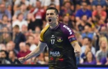 Le Nantais Kiril Lazarov lors de la demi-finale de Ligue des champions face au PSG, le 26 mai 2018 à Cologne