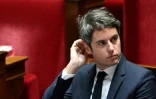 Le Premier ministre Gabriel Attal le 7 février 2024 à l'Assemblée nationale à Paris