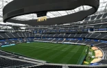 Vue générale du stade de Los Angeles prise le 7 juin 2026 qui accueille dans la nuit de vendredi à samedi le premier match du Mondial-2026 sur le sol des ETats-Unis, entre la Team USA et le Paraguay