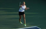 La Russe Alla Kudryavtseva au 1er tour de l'US Open 2017 le 31 août 2017 à New York