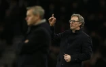 Laurent Blanc, entraîneur du Paris SG, lors du 8e de finale de la Coupe de France contre Lyon, le 10 février 2016 au Parc des Princes 