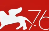 Le logo de la 76e édition de la Mostra de Venise, le 27 août 2019