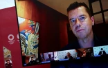 Le directeur des sports du CIO Kit McConnell lors d'une visioconférence de presse préalable aux JO de Tokyo, le 15 juin 2021
