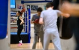 Farida El Hadrati à l'entraînement, le 23 mars 2016 à Clermont-Ferrand