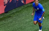 Philippe Coutinho après son but contre le Costa Rica, le 22 juin 2018 à Saint-Pétersbourg 