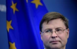 Valdis Dombrovskis, vice-président de la Commission européenne à Washington le 15 avril 2016