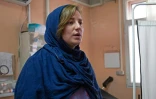 La gynécologue argentine, Tania Allekotte, lors d'une interview avec l'AFP à la maternité gérée par MSF, le 8 décembre 2023 à Khost, en Afghanistan