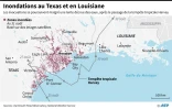 Inondations au Texas et en Louisiane