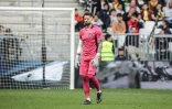 La déception du gardien de Bordeaux Benoît Costil à l'issue de la défaite à domicile devant Montpellier, le 20 mars 2022