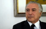 Le vice-président brésilien Michel Temer, à Brasilia le 27 avril 2016