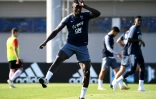 Le défenseur français Benjamin Mendy à l'entraînement, le 22 juin 2018 à Istra