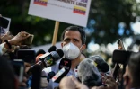 Le leader de l'opposition vénézuélienne Juan Guaido lors d'une journée de "consultation populaire", le 12 décembre 2020 à Caracas