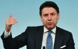 Le Premier ministre italien Giuseppe Conte lors d'une conférence de presse 4 mars 2020