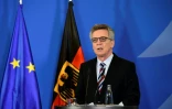 Le ministre allemand de l'Intérieur Thomas de Maizière lors d'une conférence de presse à Berlin, le 23 décembre 2016