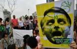 Des milliers de femmes sont descendues dans la rue contre la candidature de Jair Bolsonaro, le 29 septembre 2018 à Sao Paulo
