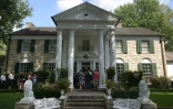 Graceland, la demeure d'Elvis Presley, à Memphis (Tennessee), en août 2017