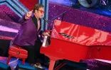 Elton John en concert à Hollywood, en février 2020 en Californie