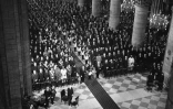 Messe en hommage à Georges Pompidou à Notre-Dame de Paris, le 5 avril 1974