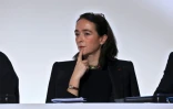 La présidente de France Television Delphine Ernotte à Paris le 25 novembre 2017