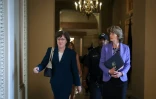 Les sénatrices républicaines Susan Collins (G) et Lisa Murkowski (D) le 3 octobre 2018 à Washington