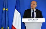Alain Juppé lors de sa déclaration à la presse le 6 mars 2017 à Bordeaux