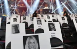 Le "plan de table" des MTV Music Video Awards, à New York, le 25 août 2016