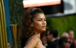 L'actrice Zendaya sur le tapis rouge de la 74e cérémonie des Emmy Awards à Los Angeles, le 12 septembre 2022