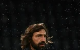 L'entraîneur de la Juventus, Andrea Pirlo, lors d'un match de Serie A sur le terrain d'Udinese, le 2 mai 2021